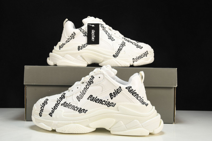 balenga triple s black clear sole btsbcs-026