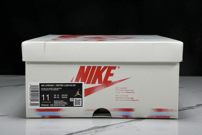 air jordan 1 low og“away” fn0432-100