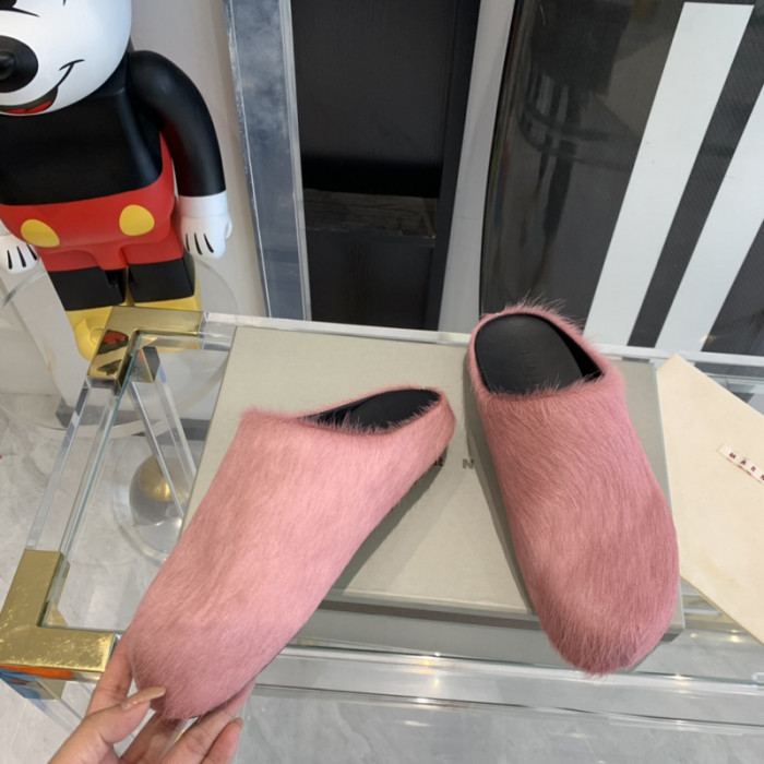 ma slide white fussbett sabot loafers mar-008