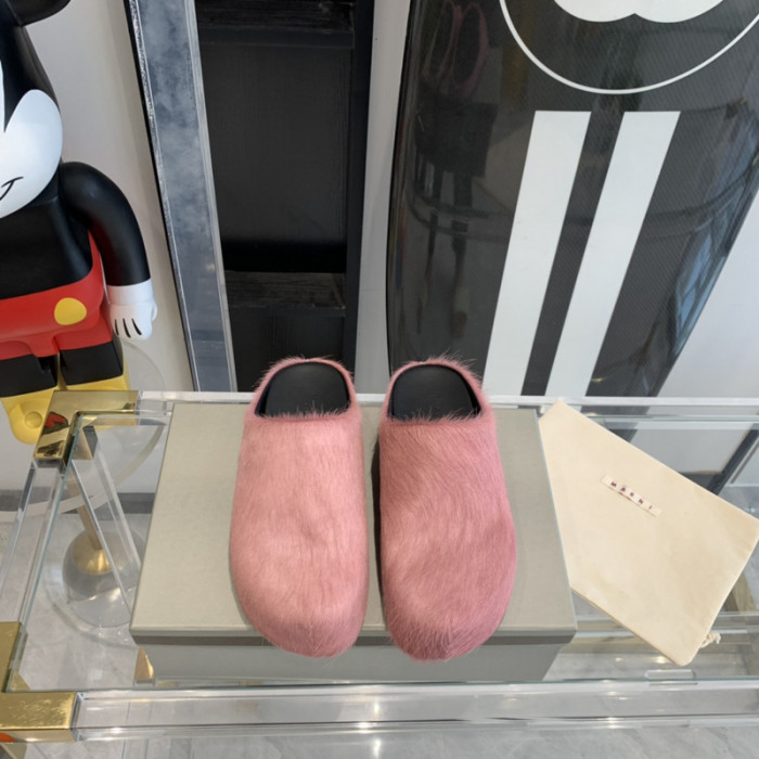 ma slide white fussbett sabot loafers mar-008