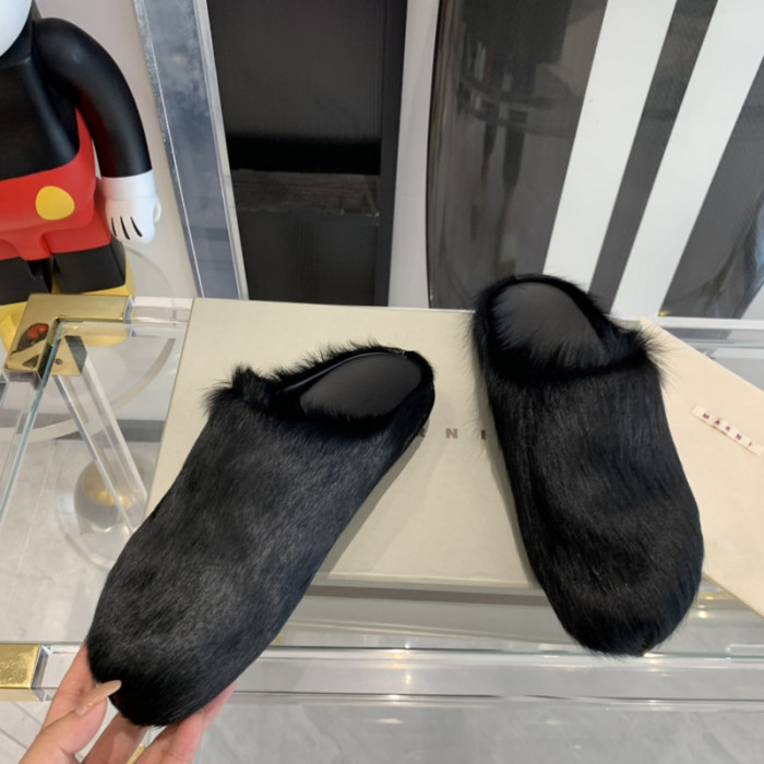 ma slide white fussbett sabot loafers mar-005