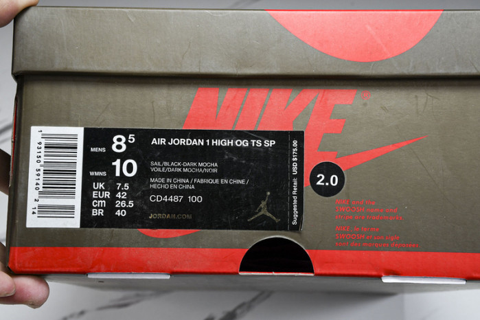 JORDAN 1 RETRO HIGH TRAVIS SCOTT CD4487--100