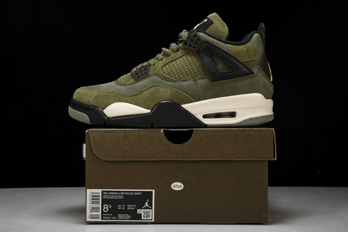 air jordan 4 craft “medium olive” fb9927-200