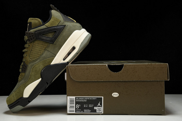 air jordan 4 craft “medium olive” fb9927-200